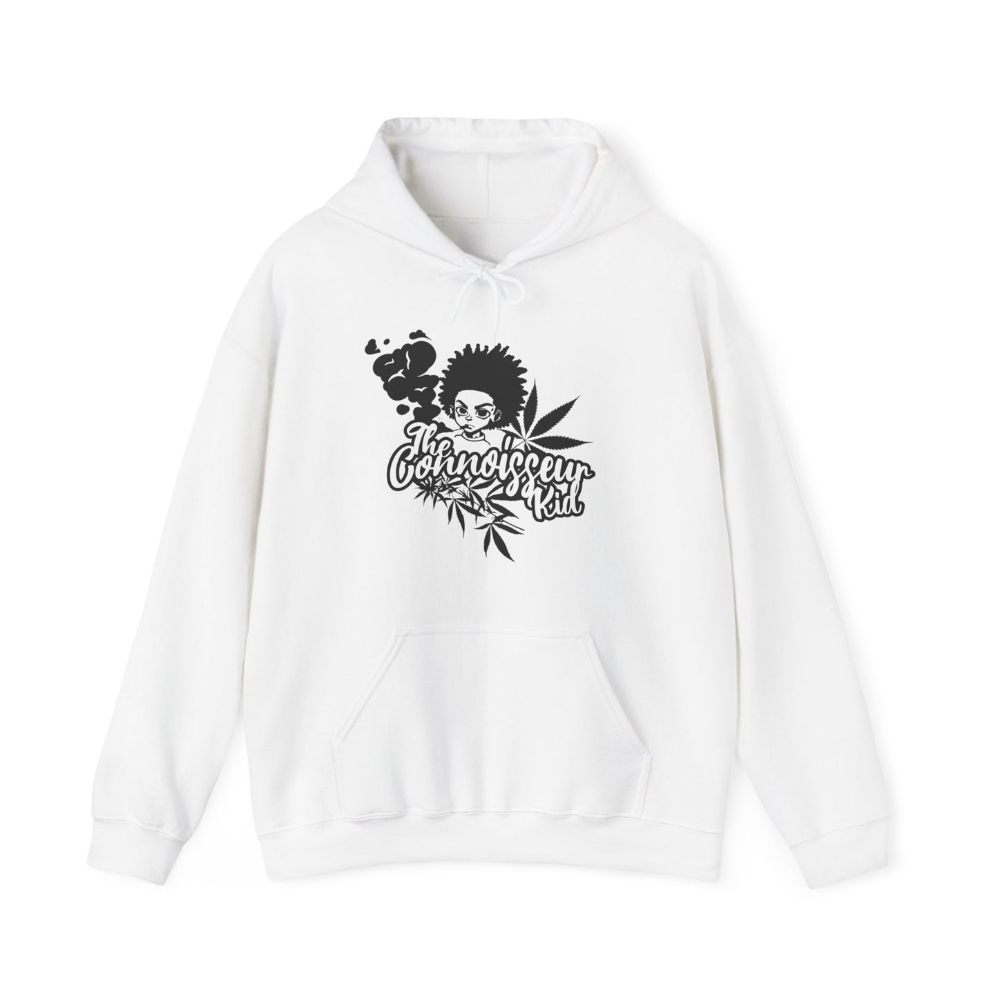 Connoisseur Kid Logo Hoodie White